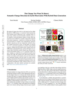 The Change You Want To Detect: Semantic Change Detection In Earth Observation With Hybrid Data Generation