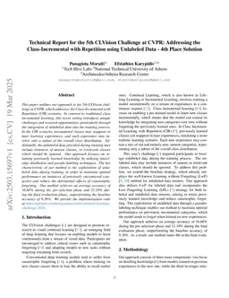 Technical Report for the 5th CLVision Challenge at CVPR: Addressing the Class-Incremental with Repetition using Unlabeled Data -- 4th Place Solution