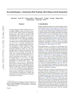 AutoRedTeamer: Autonomous Red Teaming with Lifelong Attack Integration