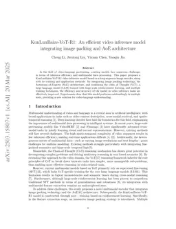 Video-VoT-R1: An efficient video inference model integrating image packing and AoE architecture