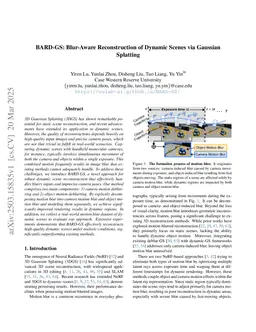 BARD-GS: Blur-Aware Reconstruction of Dynamic Scenes via Gaussian Splatting