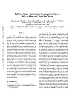 FedAWA: Adaptive Optimization of Aggregation Weights in Federated Learning Using Client Vectors