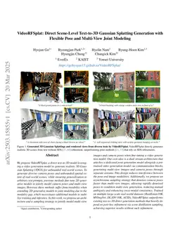 VideoRFSplat: Direct Scene-Level Text-to-3D Gaussian Splatting Generation with Flexible Pose and Multi-View Joint Modeling