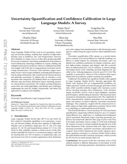 Uncertainty Quantification and Confidence Calibration in Large Language Models: A Survey