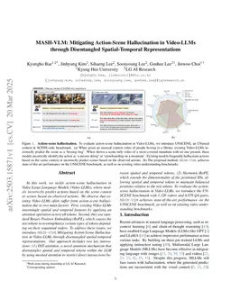 MASH-VLM: Mitigating Action-Scene Hallucination in Video-LLMs through Disentangled Spatial-Temporal Representations