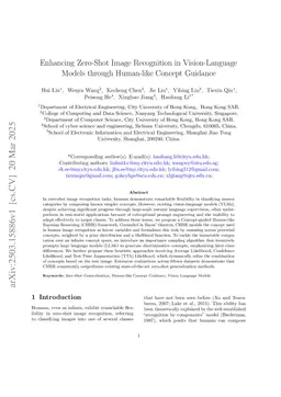 Enhancing Zero-Shot Image Recognition in Vision-Language Models through Human-like Concept Guidance