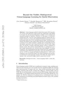 Beyond the Visible: Multispectral Vision-Language Learning for Earth Observation