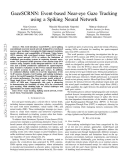 GazeSCRNN: Event-based Near-eye Gaze Tracking using a Spiking Neural Network