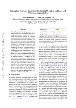 Incomplete Utterance Rewriting with Editing Operation Guidance and Utterance Augmentation