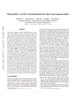 Plug-and-Play 1.x-Bit KV Cache Quantization for Video Large Language Models