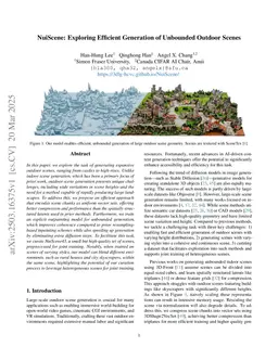 NuiScene: Exploring Efficient Generation of Unbounded Outdoor Scenes