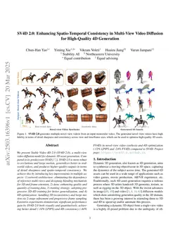 SV4D 2.0: Enhancing Spatio-Temporal Consistency in Multi-View Video Diffusion for High-Quality 4D Generation