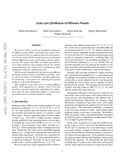 Scale-wise Distillation of Diffusion Models