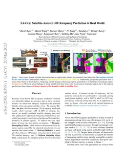 SA-Occ: Satellite-Assisted 3D Occupancy Prediction in Real World