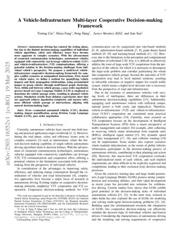 A Vehicle-Infrastructure Multi-layer Cooperative Decision-making Framework