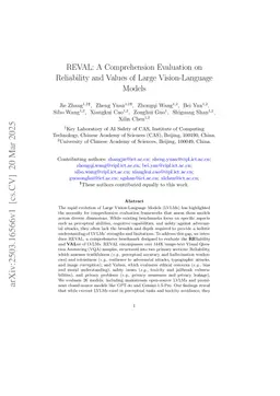 REVAL: A Comprehension Evaluation on Reliability and Values of Large Vision-Language Models