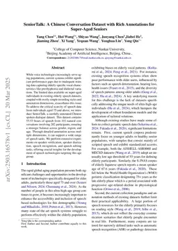 SeniorTalk: A Chinese Conversation Dataset with Rich Annotations for Super-Aged Seniors