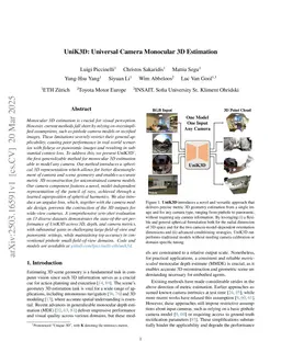 UniK3D: Universal Camera Monocular 3D Estimation