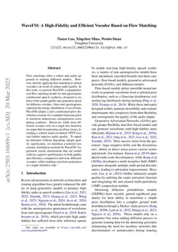 WaveFM: A High-Fidelity and Efficient Vocoder Based on Flow Matching