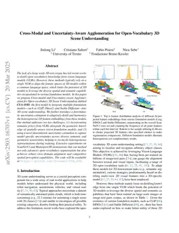 Cross-Modal and Uncertainty-Aware Agglomeration for Open-Vocabulary 3D Scene Understanding