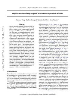 Physics-Informed Deep B-Spline Networks