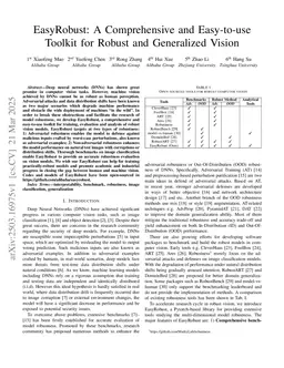 EasyRobust: A Comprehensive and Easy-to-use Toolkit for Robust and Generalized Vision