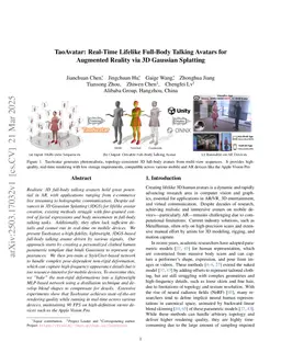 TaoAvatar: Real-Time Lifelike Full-Body Talking Avatars for Augmented Reality via 3D Gaussian Splatting