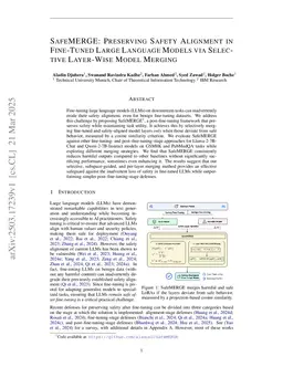 SafeMERGE: Preserving Safety Alignment in Fine-Tuned Large Language Models via Selective Layer-Wise Model Merging