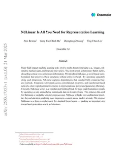 NdLinear: Preserving Multi-Dimensional Structure for Parameter-Efficient Neural Networks