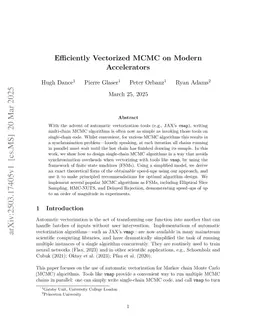 Efficiently Vectorized MCMC on Modern Accelerators