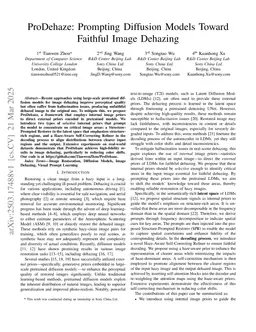 ProDehaze: Prompting Diffusion Models Toward Faithful Image Dehazing