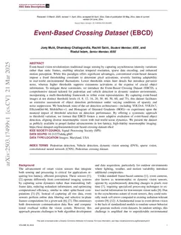 Event-Based Crossing Dataset (EBCD)