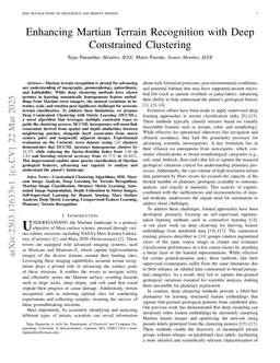 Enhancing Martian Terrain Recognition with Deep Constrained Clustering