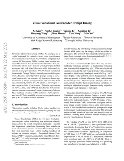Visual Variational Autoencoder Prompt Tuning