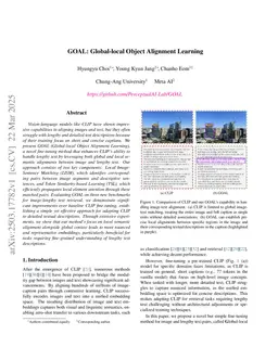 GOAL: Global-local Object Alignment Learning