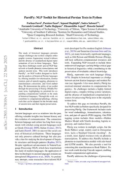 ParsiPy: NLP Toolkit for Historical Persian Texts in Python