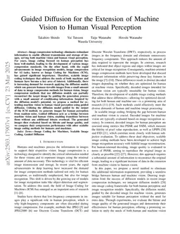 Guided Diffusion for the Extension of Machine Vision to Human Visual Perception