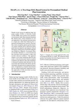 MedPlan:A Two-Stage RAG-Based System for Personalized Medical Plan Generation