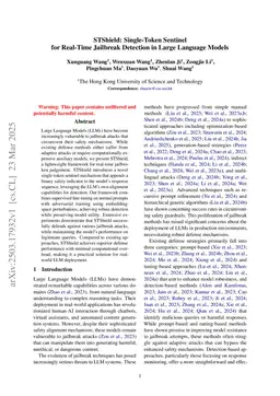 STShield: Single-Token Sentinel for Real-Time Jailbreak Detection in Large Language Models