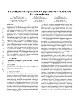 Z-REx: Human-Interpretable GNN Explanations for Real Estate Recommendations