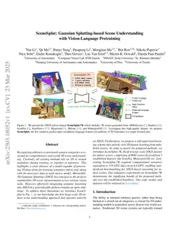 SceneSplat: Gaussian Splatting-based Scene Understanding with Vision-Language Pretraining