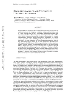 DeLoRA: Decoupling Angles and Strength in Low-rank Adaptation