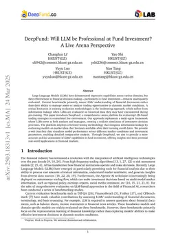 Will LLMs be Professional at Fund Investment? DeepFund: A Live Arena Perspective