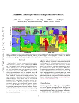 MaSS13K: A Matting-level Semantic Segmentation Benchmark
