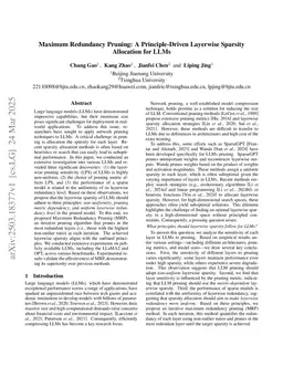 Maximum Redundancy Pruning: A Principle-Driven Layerwise Sparsity Allocation for LLMs
