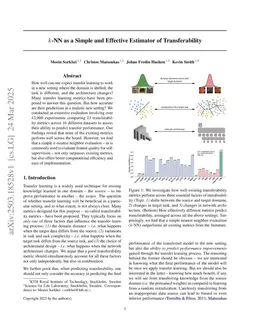 k-NN as a Simple and Effective Estimator of Transferability