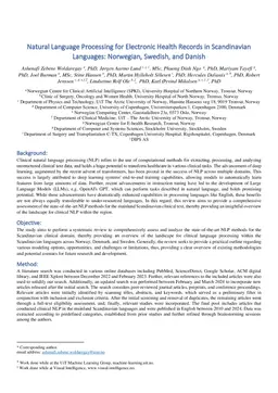 Natural Language Processing for Electronic Health Records in Scandinavian Languages: Norwegian, Swedish, and Danish
