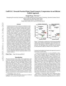 UniPCGC: Towards Practical Point Cloud Geometry Compression via an Efficient Unified Approach