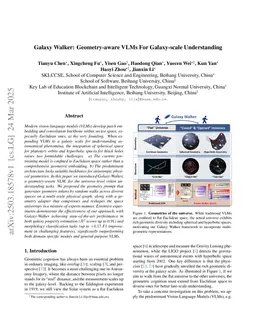 Galaxy Walker: Geometry-aware VLMs For Galaxy-scale Understanding