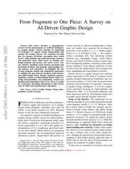 From Fragment to One Piece: A Survey on AI-Driven Graphic Design